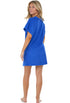 BUTTON FRONT TUNIC W/ SEAM POCKETS - TERRY